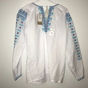 Ukrainian rare boutique traditional blouse/top